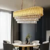 نجفة من الكريستال المستطيل مع إطار بيضاوى موديل 026577 داخل غرفة 1 1.webp
